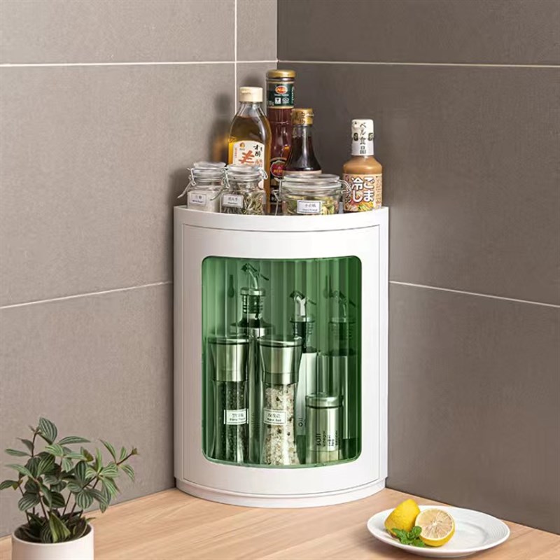 浴室置物架塑料旋转卫生间免打孔三角收纳K架壁挂式洗手间整理架