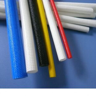 1.2KV硅树脂玻璃纤维套管 高温管 自熄管矽质套管 矽胶管 12.0mm