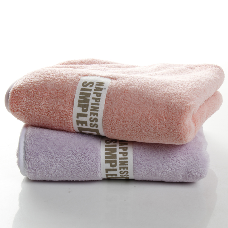 珊瑚绒加厚毛巾礼盒2条q套 装吸水不掉毛单位福利洗脸家用男女定