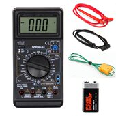 漳州威华 可测频率温度 家用数字万用表M890G 多功能