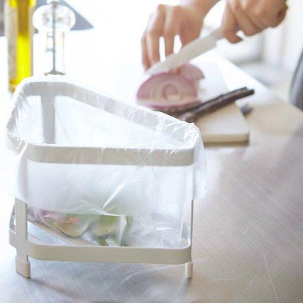 办公室桌面垃圾桶迷你厨房台面厨余家用小号创意可爱无盖垃圾架