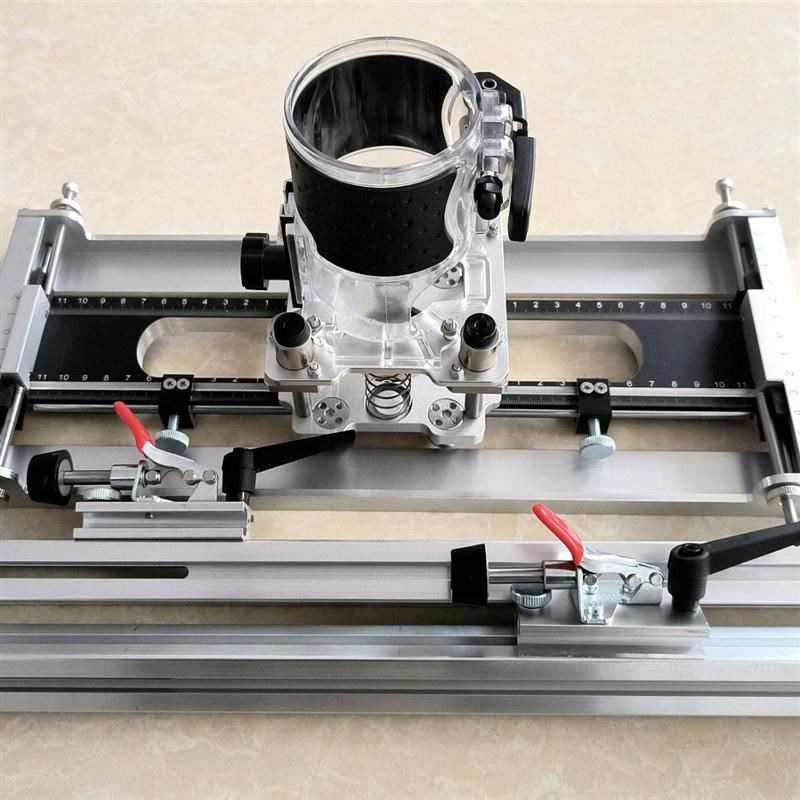 隐形合页十字铰链开o槽器铝合金门窗锁孔开孔器隐形拉手二合一开