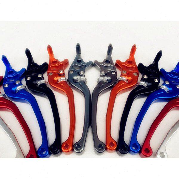 电动车前后碟刹手把摩托改装刹车手把可调节刹车牛角
