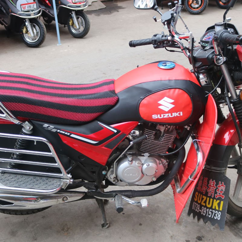 适用于济南铃木QS150-5/7/10悍骏GA150 GR150摩托车油箱包套皮罩