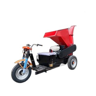 树枝粉碎机汽油木材林区果园秸秆农作物自动移动式小型枝条粉碎机