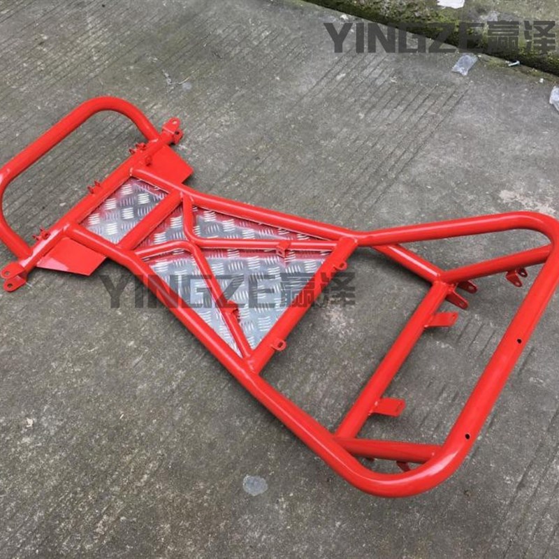 DIY四轮摩托车漂移卡丁车配件全套车架车身前转向后轴后桥5寸轮胎