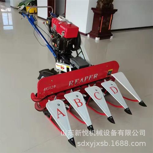 汽油整体割晒机 玉米秸秆芦苇苜蓿草收割机 手扶水稻割秧机