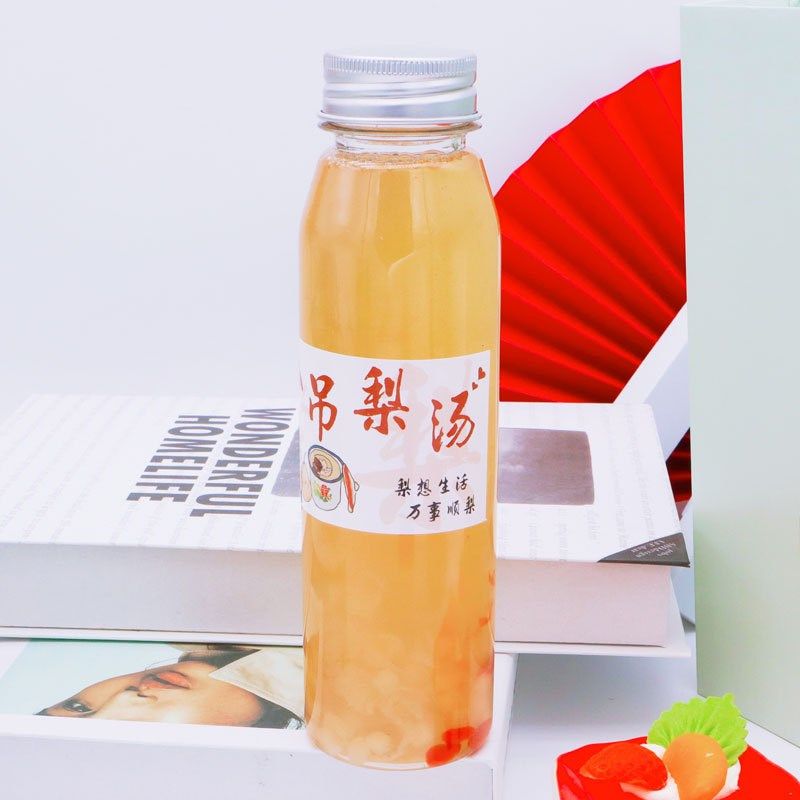 加厚300ml塑料瓶pet食品级小吊梨汤瓶带盖雪梨海底椰饮料烤梨空瓶,包装,塑料瓶,淘宝优惠券,粉丝福利购,淘宝优惠卷