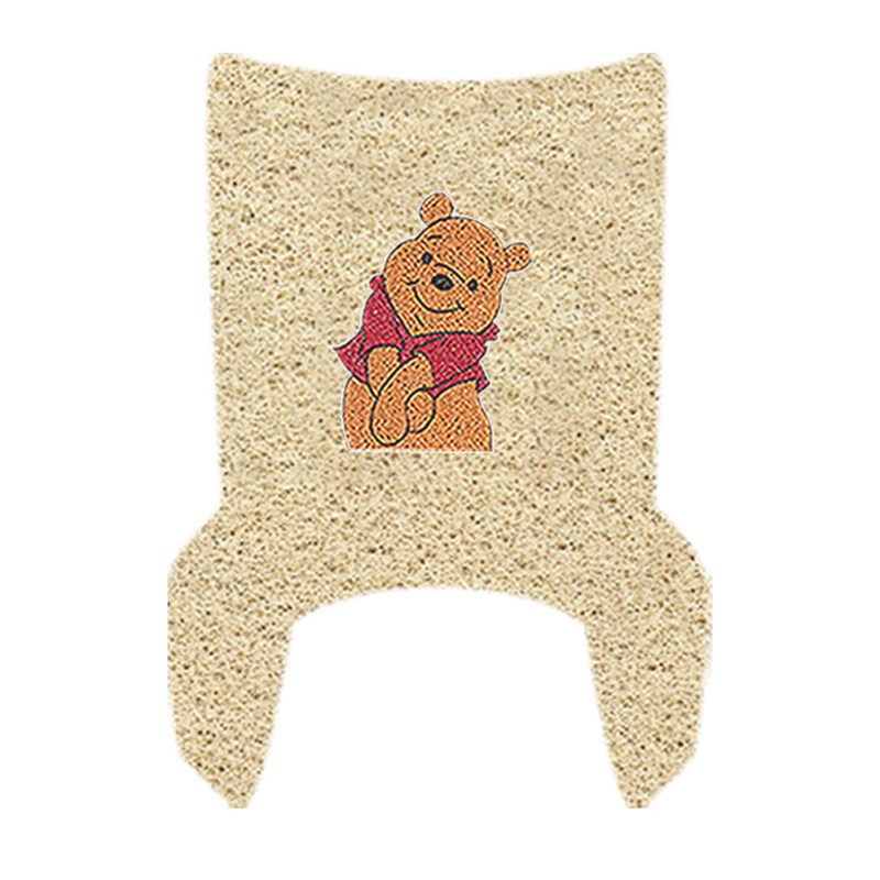 新日安娜电动车脚垫电瓶车防水防滑耐磨钢丝圈脚垫卡通定制模型