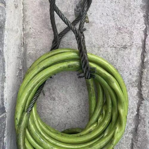 套塑料管插编钢丝绳吊起重吊索具编头吊车吊装用油丝绳14/16/18mm
