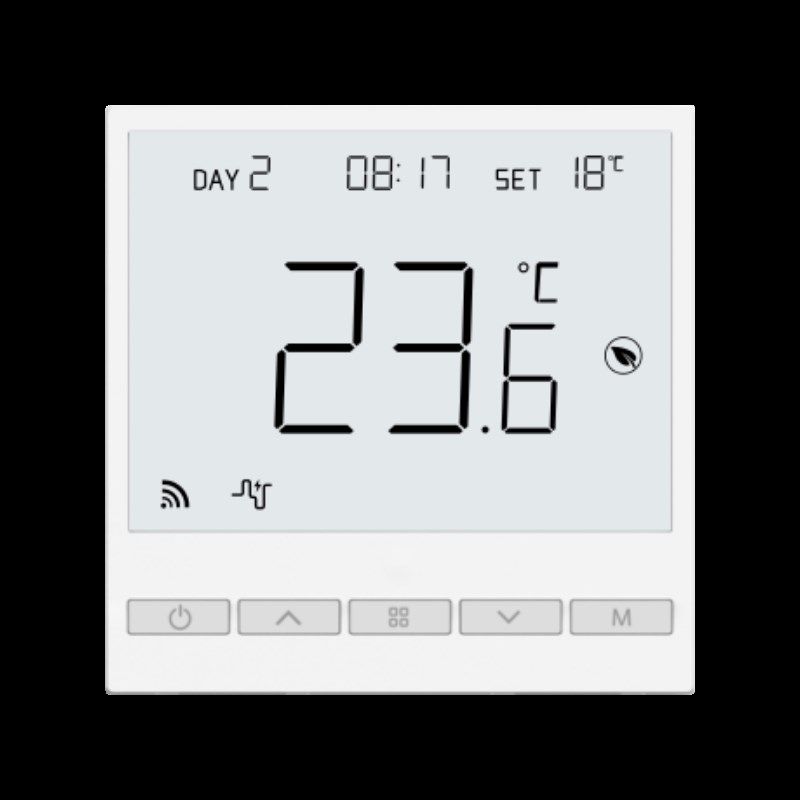 电地暖壁挂炉暖气片智能温控器WiFi远程控制开关面板天猫精灵小度