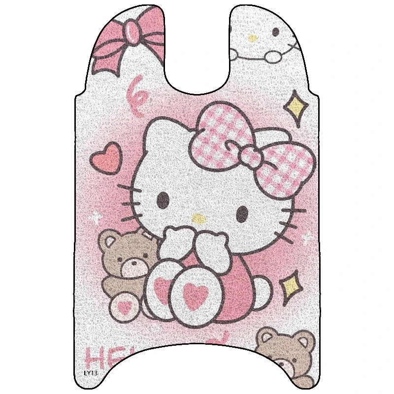 适用于绿源Moda8电动车脚垫坐垫套M50防水丝圈脚踏垫电摩踏板垫