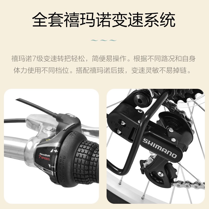 永久自行车女式单车26寸轻便普通代步通勤老式复古24寸淑女学生车