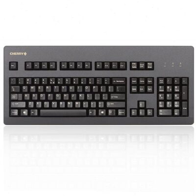樱桃（Cherry）G80-3000LSCEU-2 游戏办公机械键盘 黑色 青轴