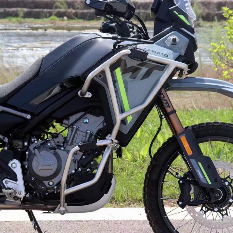 适用于春风450MT摩托车防摔防撞护杠大包围保险杠铝合金三箱改装