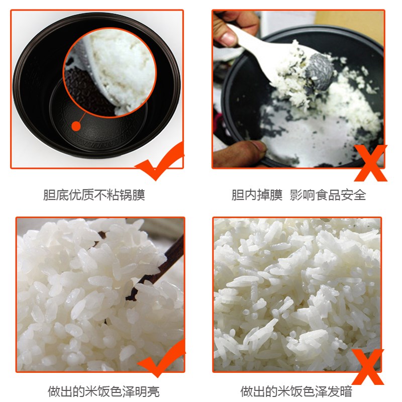 适用荣事达电饭煲内胆3L4L5L 3升4升5升通用电饭锅内胆不粘锅配件
