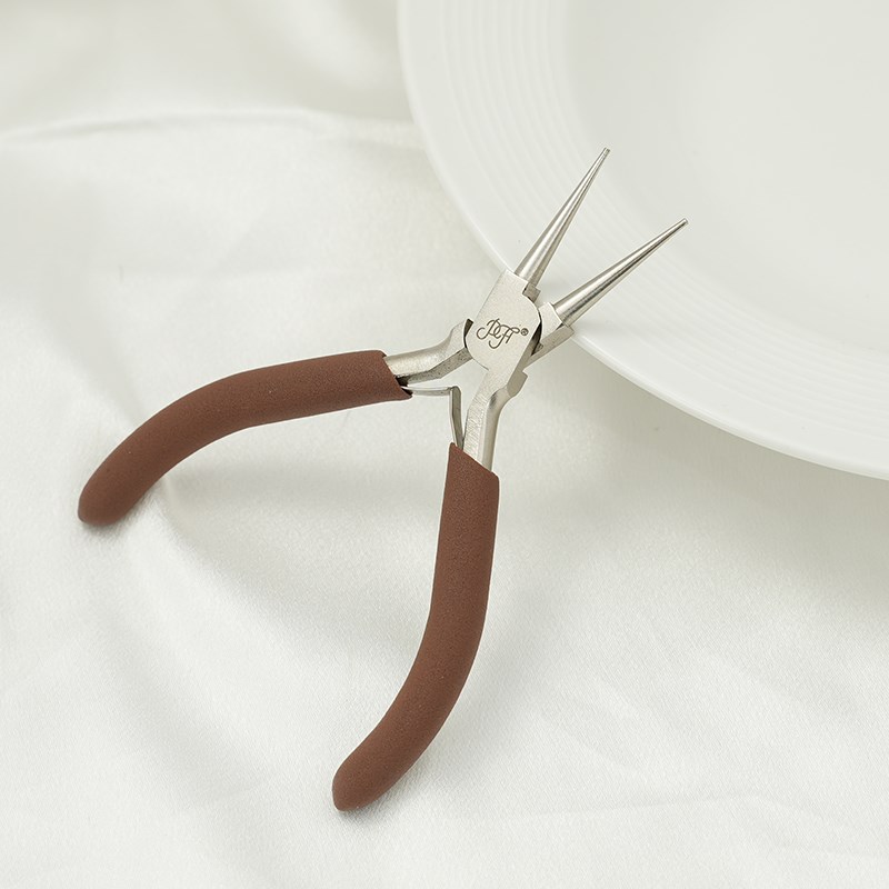 PH进口碳钢珠宝首饰尖嘴钳子圆嘴弯嘴侧剪钳六段钳diy手工具绕线