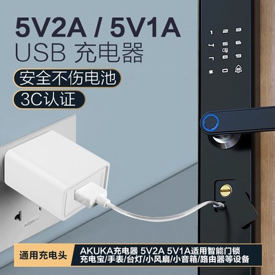 5V1A/5V2A充电头 适用智能锁/体重计/蓝牙音响/剃胡刀/移动充/风