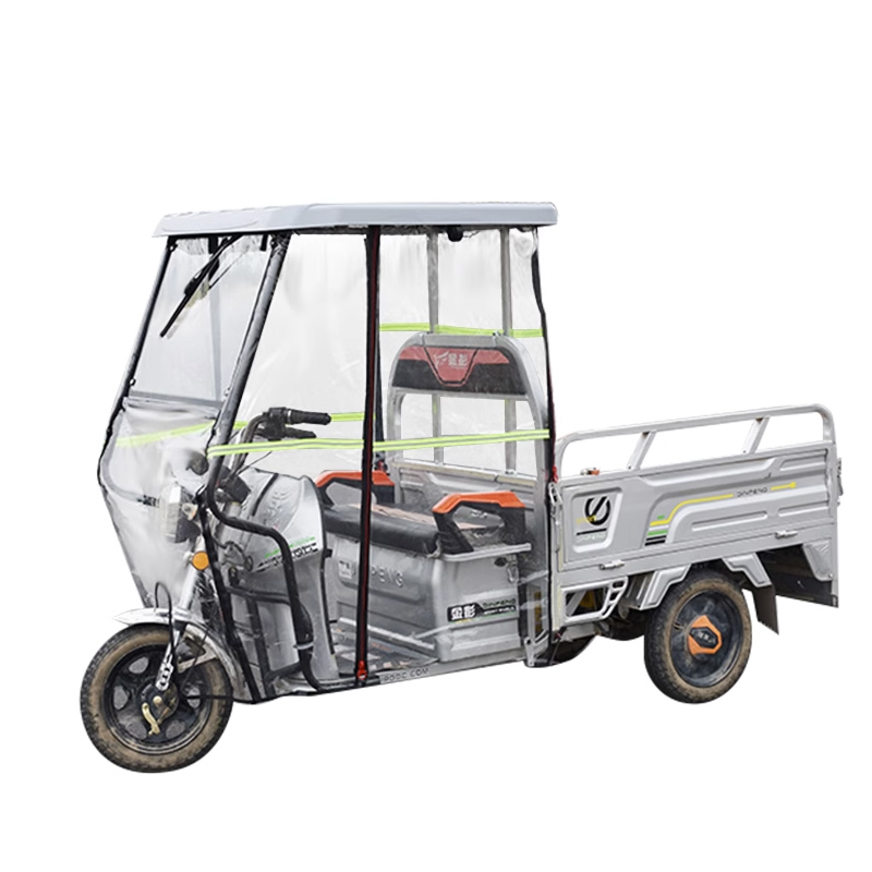 电动三轮车雨棚车篷遮阳棚前车头棚驾驶室挡雨棚蓬不锈钢电瓶车篷