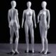 橱窗秀禾全身白型道具衣服展示架子人体女模特婚纱内衣假服装 店亚