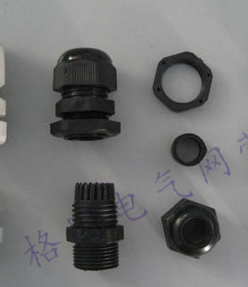 防水接头 M40j*1.5 公制 塑料葛兰 电缆固定头 灰白色黑色 A料