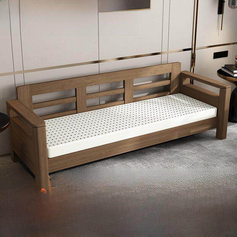 乳胶沙发垫子定做实木红木中式成品加硬海绵座椅垫带靠背定制尺寸