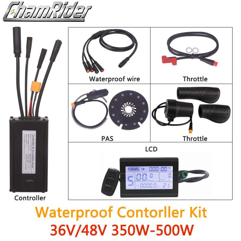 Waterproof Connector 500W 22A Controller LCD3 PAS Throttle