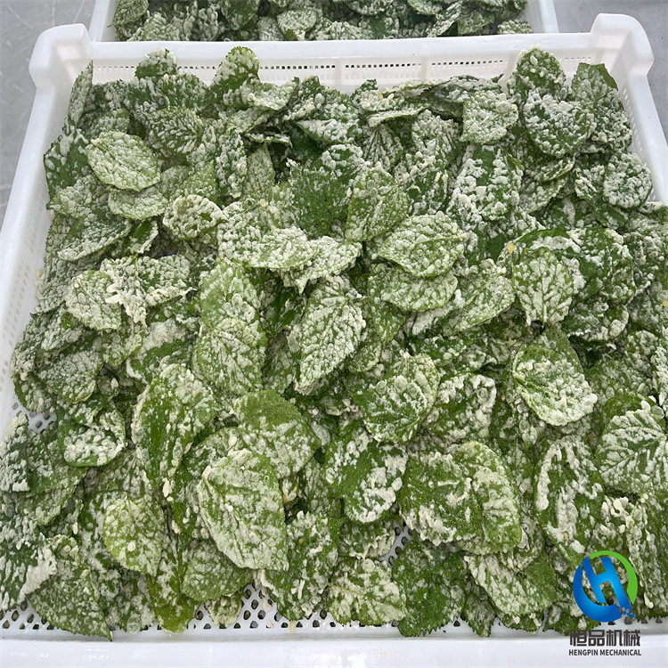 预制菜炸翠叶上浆油炸流水线设备 全自动香酥翠叶裹浆机油炸机,清洗/食品/商业设备,脆皮机/酥皮机,淘宝优惠券,粉丝福利购,淘宝优惠卷