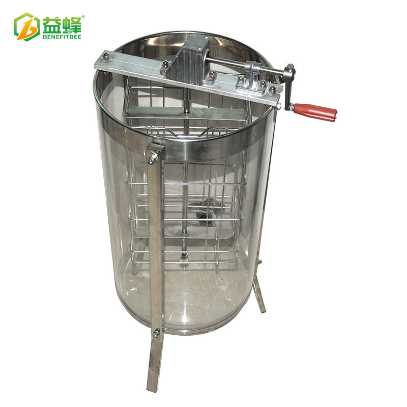 2框手动出口内销塑料摇蜜机摇蜜桶 蜂蜜打蜜桶 益蜂蜂具批发