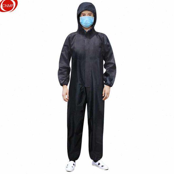 谋福 多功能连体防护服防尘服防雨服防雨防水劳保雨衣带帽工作服