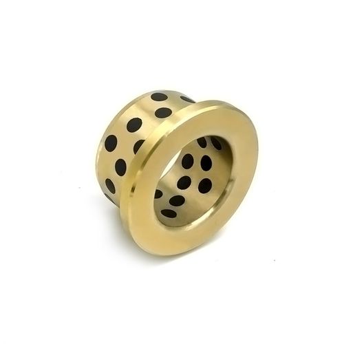 翻边石墨铜套内径30 外径38/40自润滑轴P承带肩法兰衬套-30