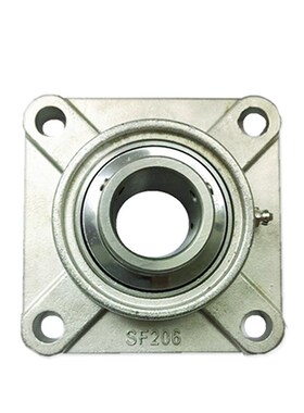 带座外球面轴承SmCF217内径80不锈钢304材质方形座