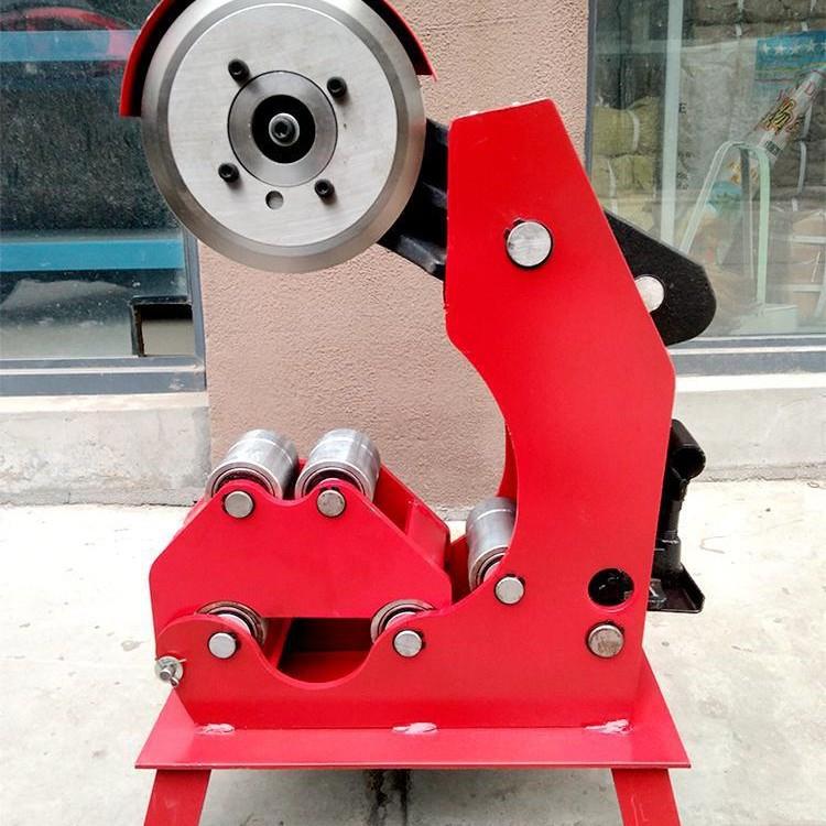 外钳式管道液压切管机 外卡式管子坡口机 不锈钢电动倒角机