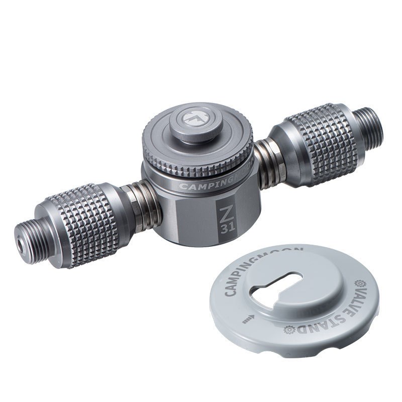 柯曼Z31一转三露p营炉具铝合金可侧面输出高山扁气罐转接头