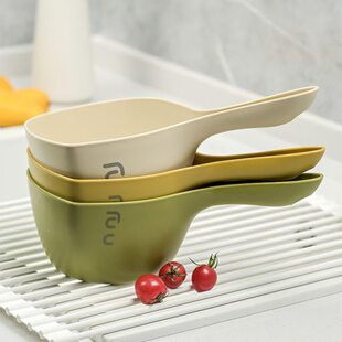 摔浇家用塑料长柄新款厨房加厚坏大容量水水瓢菜舀水勺不耐高温子