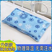 冰枕头午睡注水学生冰凉大人枕头水水袋大号凉垫坐垫夏季 免降温夏