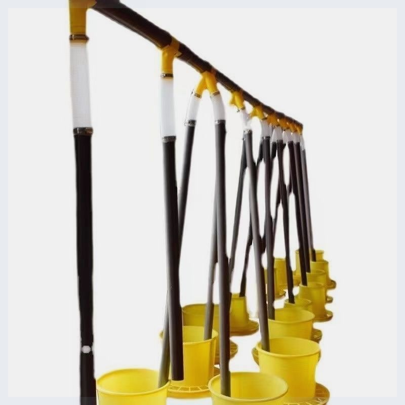 养鸡场自动喂料机喂食器简易v料线喂料投料器鸡鸭鹅全自动送料设