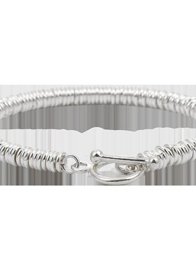 翔栩素圈手链男士简约韩版潮个性百搭情侣手环男女ins小众设计