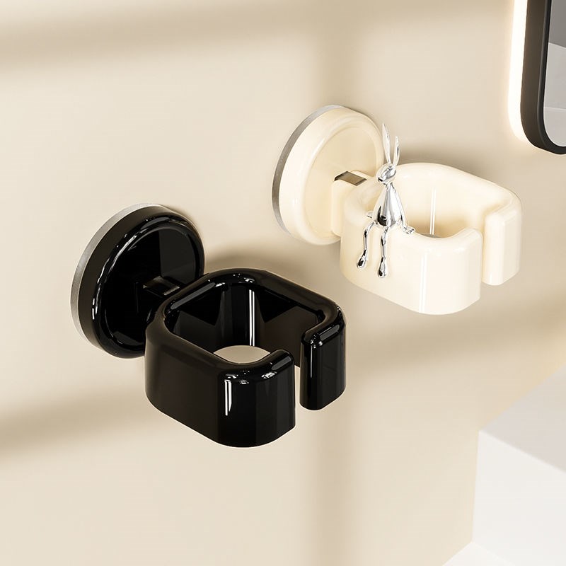 吸盘吹风机置物架万向调节免打孔壁挂风筒支架卫生间懒人收纳神器