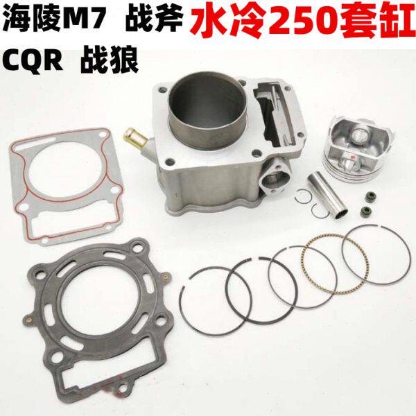 M7CQR宗申水冷250发动机套缸 水冷两气门缸体活塞环CB250套缸总成