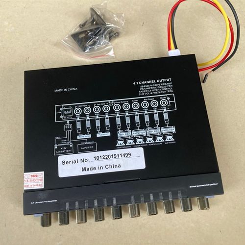 汽车音响调音台调音器 Eq均衡器前级调音板音频信号处理器5.1声道