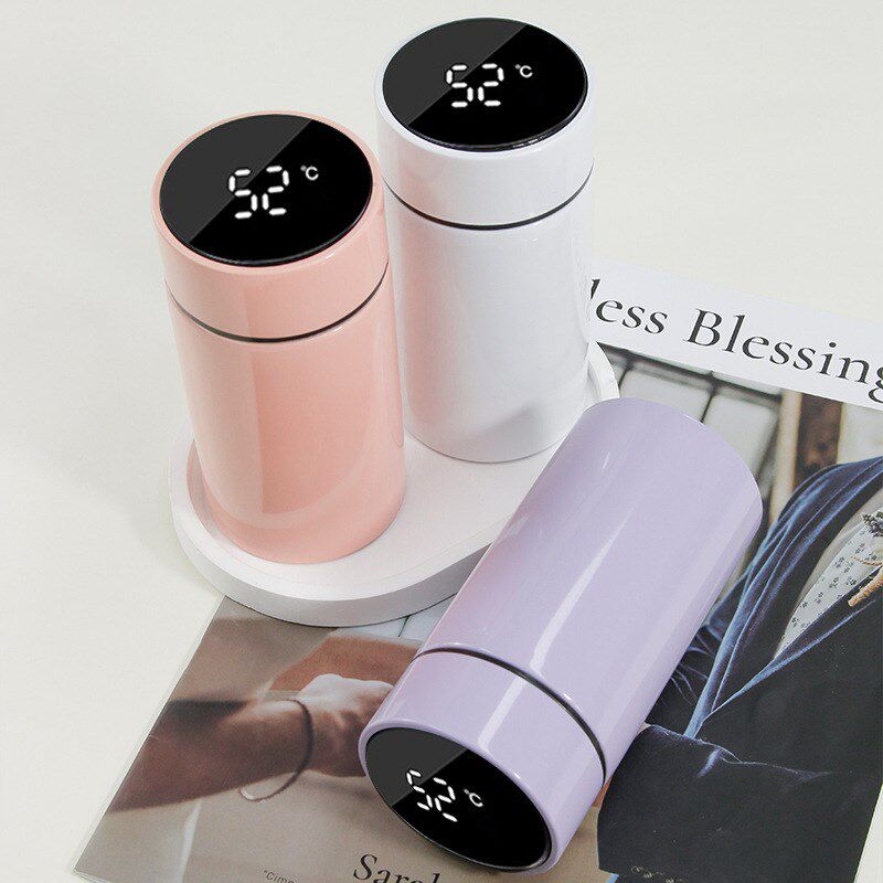 304不锈钢保温杯智能t测温男女便携迷你口袋杯智能礼品水杯子