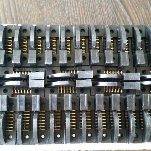 蝶形激光器夹具|蝶形夹具|DFB双排14针鞍马座夹具|激光器测试夹具图片