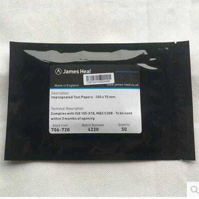 酚黄测试纸泛黄测试纸酚醛黄变黄化测试纸JAMESH. HEAL 706-720