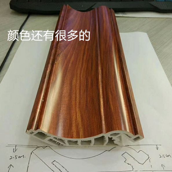 竹木纤维板卡线D102阴角线顶角线收口线棚线天花板吊顶仿大理石线