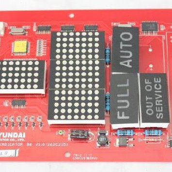 现代电梯轿内显示板OPB-CAN-INDICATOR Bd V1.0 262C215 内呼显示