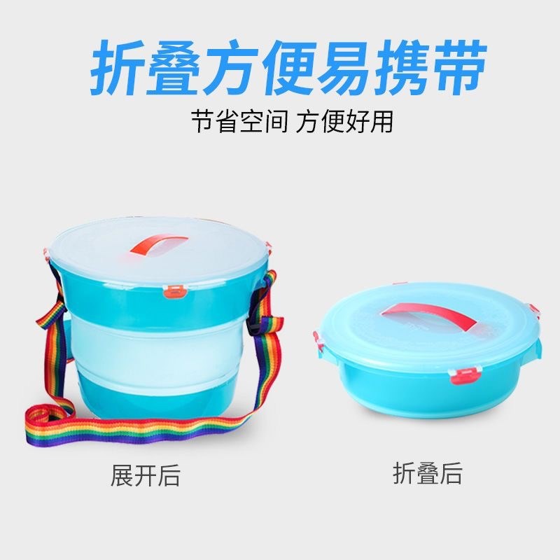 可折叠水桶车用车载洗车美术便携C式户外钓鱼家用大容量储水小带