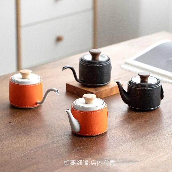 帝国萌壶无柄可爱泡茶壶创意小茶壶家用304不锈钢挂耳咖啡手冲壶
