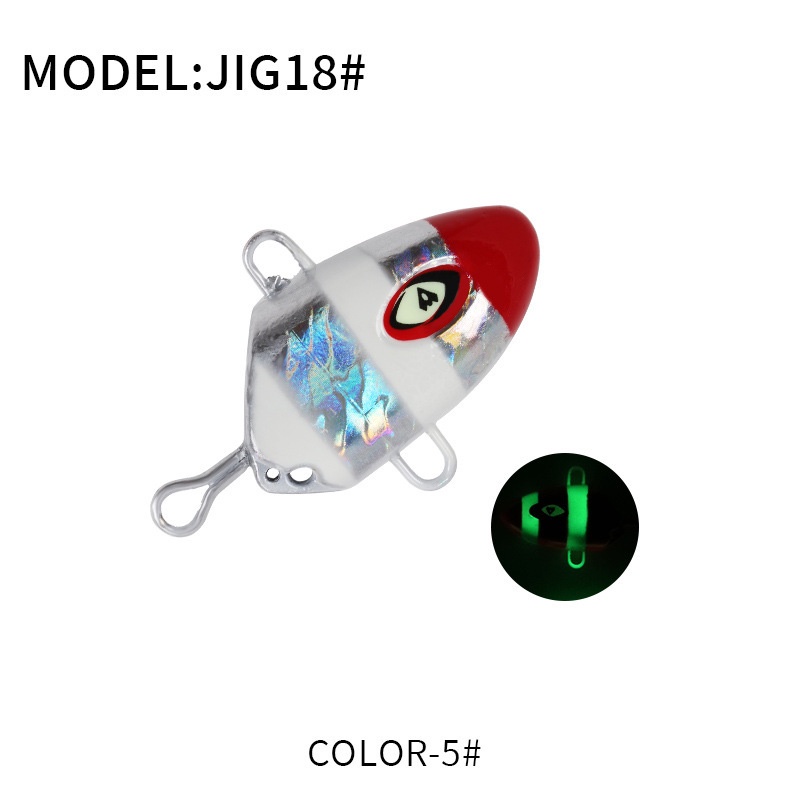 2个海船钓炎月饵j石斑海鳗慢摇铁板夜光路亚饵钓鱼铅头100g300g