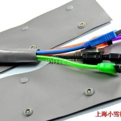 扣式结束带PC-495mm 75米/卷 粘式结束带 扣式护线布 电线保护带